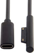 Cablecc DC 15V Type-C USB-C Female to Surface Pro3 Pro4 Pro5 Pro6 Book Pro Charge Cable for Laptop...