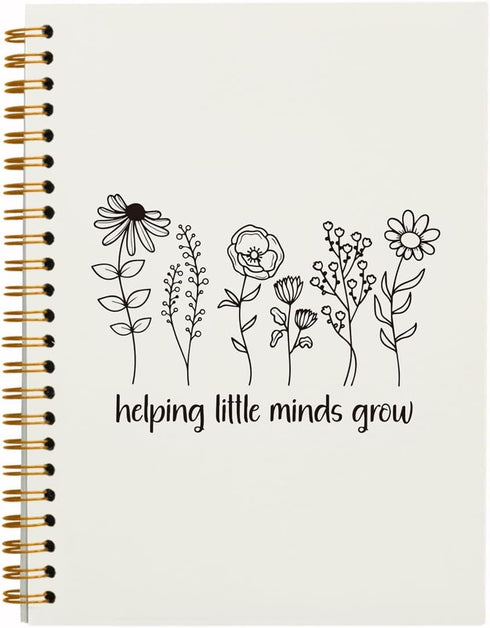 Helping Little Minds Grow Notebook,Inspirational Teacher Gifts,Office Notebook Journal for Work Office School,Appreciation Gift for Teacher,Thank ...