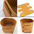 2 Pack Desktop Storage Box Organizer Collapsible Square Basket Bin Pen Holder for Makeup Brushes Gadget Cosmetic Pencil Lipstick Sunglasses Phone ...