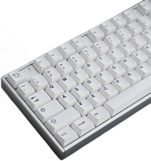 White Keycaps Set Cherry Profile Doubleshot Bow Keycaps 120 Keys Custom Keyboard Keycap for 60% 65% 70% 75% Cherry MX Gateron Kailh Switches Mecha...