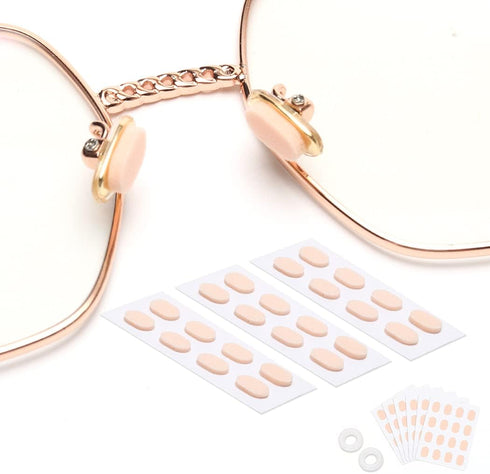 48 Pairs Soft Foam Nose Pads, Self Adhesive Nose Pads Anti-Slip Nosepads for Eyeglasses Sunglasses Reading Glasses, Comfortable and Protect The Ma...