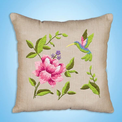Design Works Crafts Inc. Hummingbird Crewel Pillow Kit, Multi......