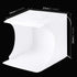 Mini Studio Light Box PULUZ 7.87in/20cm Foldable Photography Lighting Shooting Tent Kit with 40 LED Beads,6 Colors Backdrops for Small Size Items...