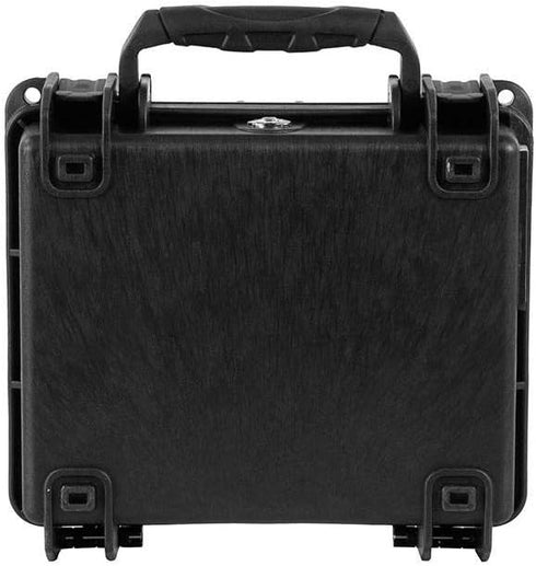 Monoprice Weatherproof Hard Case - With Customizable Foam, 7 x 6 x 2 Inch, Black - Pure Outdoor Collection...