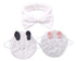Reusable Face Towel Mask, 2 Pieces Anti Aging Facial Steamer Towel Sheet Moisturizing Skincare Mask with Facial Spa Headband for Women Girls (PACK...