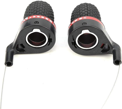 V GEBY Bike Speed Shifter Outdoor Mountain Thumb Gear Shifters with Grips SpeedshifterLever and Set, 1 Pair...