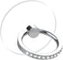 Transparent Cell Phone Ring Holder Grip, Clear Phone Ring Stand Holder, 360° Degree Rotation Phone Ring Finger Grip Back Kickstand, Compatible Tab...
