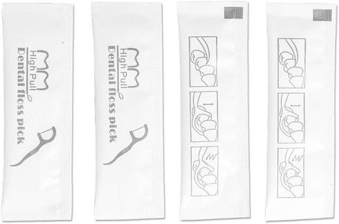 50 Count,Individually Wrapped Micro Dental Floss (50 Pcs)...