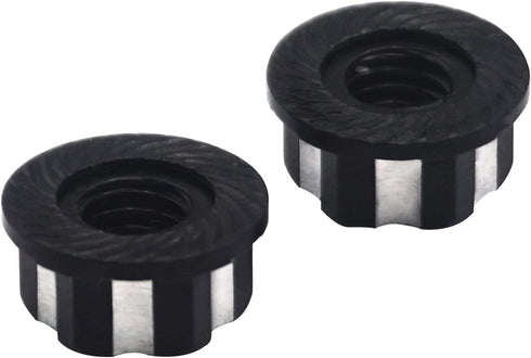 4Pcs Hexagonal Nuts, M4 Aluminum Alloy RC Wheel Hex Nuts Compatible with HSP Sakura D3 D4 1/10 RC Car (Black)...