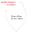 LittleB Simple Choker Heart Pendant Necklace for women and girls. (Gold)...
