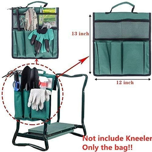 Garden Kneeler Tools Bag Garden Stool Storage Bag Gardening Kneeling Chair Bag Oxford Cloth Storage Bag with Handle for Garden Kneeler Seat...