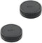 2 Pack Rear Lens Cap and Camera Body Cap Cover Kit for Canon EOS M200 M100 M50 M50 Mark II M10 M5 M6 M6 Mark II M3 M2 M and More EF-M Mount Mirror...