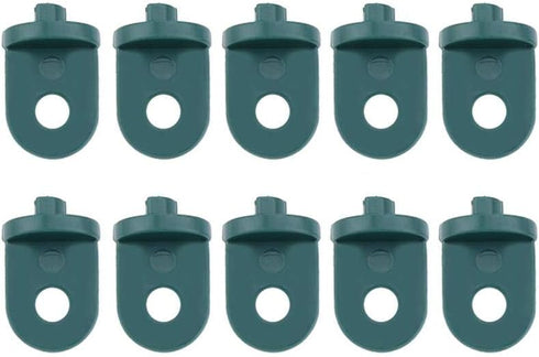 Mumusuki 10 PCS Plant Hangers for Greenhouse, Plastic Greenhouse Hook Hanging Clip Hanging Hooks Plant Flower Hangers Gadgets Hanging Tool for Gre...