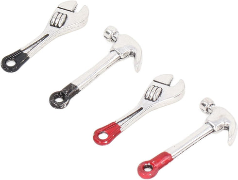VBESTLIFE Dollhouse Repair Tools,20pcs Dollhouse Repair Tools Small Mini Dollhouse Wrench Hammer Kit Miniature Simulation Maintenance Tools...