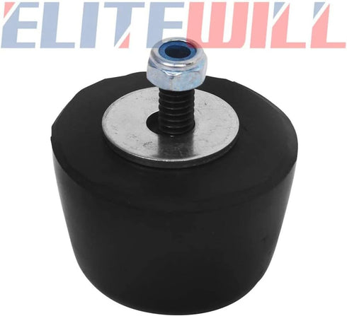 ELITEWILL 2 PC Hood Bumper Stops Fit for Jeep Wrangler 1987-2016 Cushion Stoppers Black Rubber...