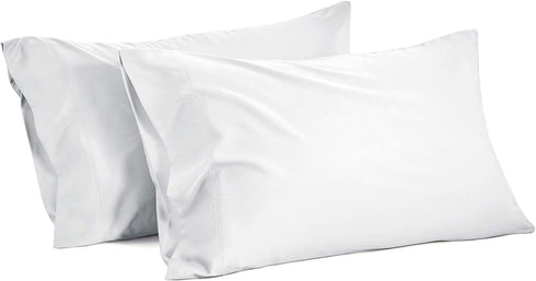 BEDELITE Standard Pillow Cases Set of 2, Rayon Derived from Bamboo, Cooling Pillow Cases for Hot Sleepers & Night Sweats, Breathable Silky Soft En...