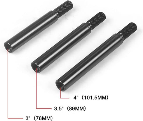 Manual Gear Shifter Lever,Shift Knob Extension Aluminum Alloy Shift Knob Extender DIY Modification Parts Suitable for Most Manual Car Models with ...