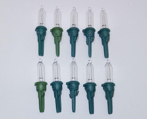 Read Listing Before Purchasing 10 GE 3.3 V .066 W Watt LED Mini Clear Bulb Christmas Light Bulbs Tree Light Replacement...