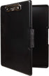 Dexas Slimcase 2 Storage Clipboard with Side Opening, Black, Office Supplies Clipboards to Organize, Carry and Store, A4 Holder, Combine Style and...