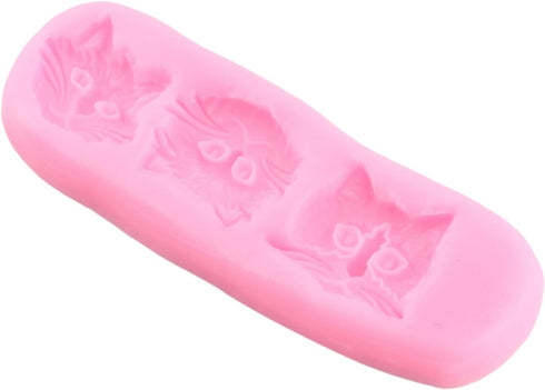 Cat Silicone Fondant Molds For Cake Decorating Cupcake Topper Candy Chocolate Polymer Clay Gum Paste...