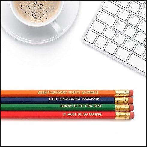 Sherlock Holmes BBC - Inspirational Pencils Engraved With Funny And Motivational Sayings For School And The Office...