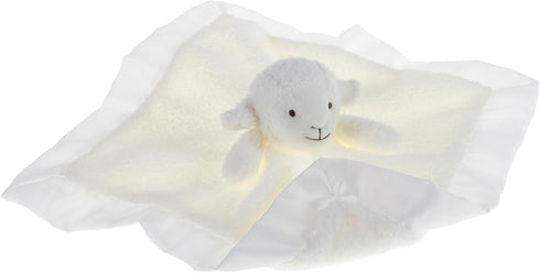 Apricot Lamb Stuffed Animals Soft Security Blanket White Lamb Infant Nursery Character Blanket Luxury Snuggler Plush(White Lamb, 14 Inches)...