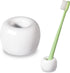 Urbanstrive Sleek Mini Ceramics Toothbrush Holder Stand for Bathroom Vanity Countertops (1-Pack White)...
