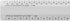 Alumicolor Architect 12 inch Bevel Ruler w/Joist/Truss Scale for Drawing, Drafting & Engineering, Calibrations Divided by (3/32, 3/16), (1/8, 1/4)...