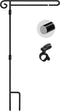 Garden Flag Stand,Metal Garden Flag Holder,Yard Flag Holder For Small Garden Flags 12 x 18,Yard Sign Garden Flag Stake For Outside,Small Garden Fl...
