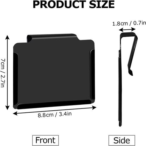 20 PCS Basket Bin Labels Clip on Removable PVC Kitchen Pantry Clip Label Holder for Basket Organization Box or Storage Bins-Includes1 White Chalk ...