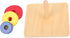 Montessori Materials Three Discs on a vertical Dowel for Preschool baby toys...