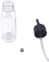T Tulead Plastic Jar Bottles 30ml Dual-Action Adapters Airbrush Bottles Pack of 10 with Caps...