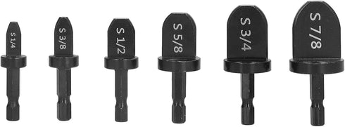 6PCs Swaging Tool Drill Bit Set Copper Aluminum Pipes Expansion Tube Expander Drill Bit Air Conditioner Maintenance HVAC Tools(Hex Shank)...