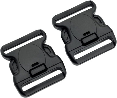 Replacement Buckle System for 2-1/4in Duty Belt, Triple Lock,2-Pack, Black...