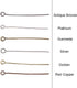 PH PandaHall About 600 Pcs Brass Head Pins Findings Open Eye Pin Length 1.38 Inch 21-Gauge for Jewelry Making 6 Colors...