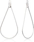 100pcs Adabele 304 Grade Surgical Stainless Steel Hypoallergenic Teardrop Beading Hoop Earring Findings for Earrings Jewelry Making SJF1...