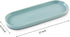 Simple Style Ceramic Sink Tray - Bathroom and Kitchen Cosmetics Dish, Candle and Perfume Tray (Blue)...