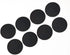 Better Kitchen Products 8 Piece Silicone Coaster Set, Black...
