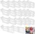 20Pcs Fridge Divider Clear Adjustable Plastic Refrigerator Dividers Dresser Drawer Retractable Separators, for Home Kitchen Office Supplies......