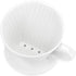 Pour Over Ceramic - Coffee Dripper with 3 Holes Flat Bottom, Porcelain Slow Filter Cone for Travel, Camping, Office, Home, Coffee Maker Brew...