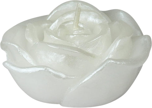 Zest Candle 12-Piece Floating Candles, 3-Inch, White Rose...