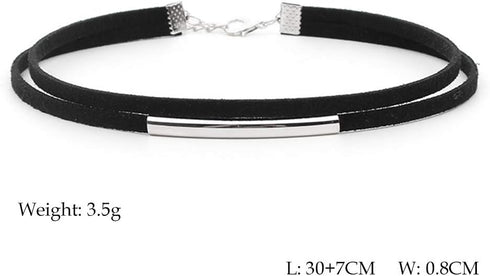 JAKAWIN Choker Necklace Adjustable Black Collar Necklaces for Women NK134...