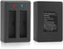 NP-40 Battery Pack, 1500mAh Rechargeable Battery(3-Pack) with USB Dual Charger for Video Camera Camcorders Compatible with Casio NP-40 (Not for Fu...