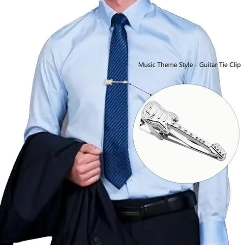 4Pcs Tie Clips For Men Unique set,Tie Bar Silver And Gold,Tie Clip 1.5inch-2.2inch,Fater's Day Gift...