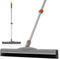 eazer 50'' Floor Squeegee Scrubber with Telescopic Pole, Squeegee Broom for Floor Tile Concrete Marble, EVA Foam Blade Household Water Broom, Sque...