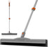 eazer 50'' Floor Squeegee Scrubber with Telescopic Pole, Squeegee Broom for Floor Tile Concrete Marble, EVA Foam Blade Household Water Broom, Sque...