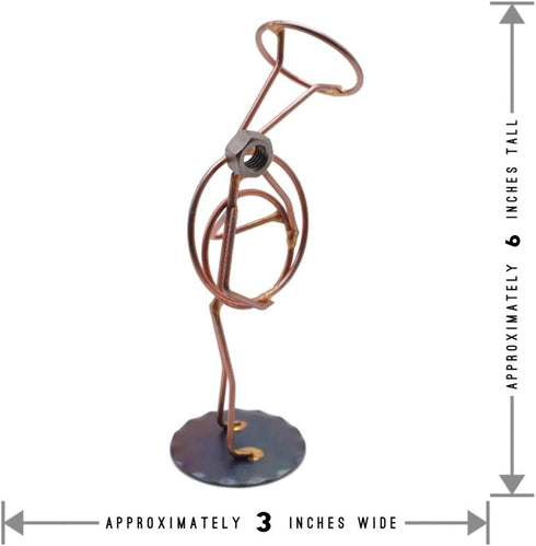 Sousaphone (Tuba) Collectible Handmade Metal Art Figurine, Desk Accessories, Trophy, Boss Gift, Office Décor, Business Professional, Musical Instr...