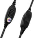 G Shape Ear Piece Ptt Mic Earpiece Two Way Radio Headset for Motorola Talkabout Walkie Talkie T260tp(Black,Wired)...