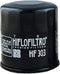 HiFloFiltro HF303 Black Standard Premium Oil Filter, Single...
