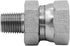 (2-PACK) 1404-04-08 Hydraulic Hose Adapter Fitting 1/4" Male (1/4"-18NPTF) × 1/2" Female Swivel (1/2"-14NPSM) SAE Straight Pipe Joints Tube Connec...